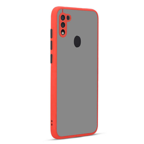 Galaxy M11 Kılıf Zore Hux Kılıf - Kırmızı