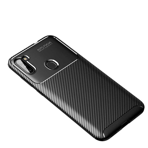 Galaxy M11 Kılıf Zore Negro Silikon Kılıf - Siyah