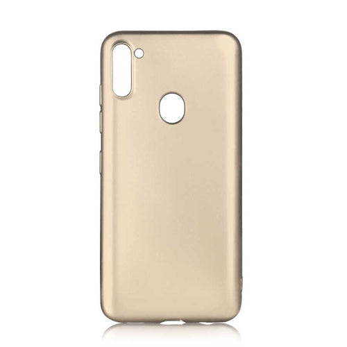 Galaxy M11 Kılıf Zore Premier Silikon Kılıf - Gold