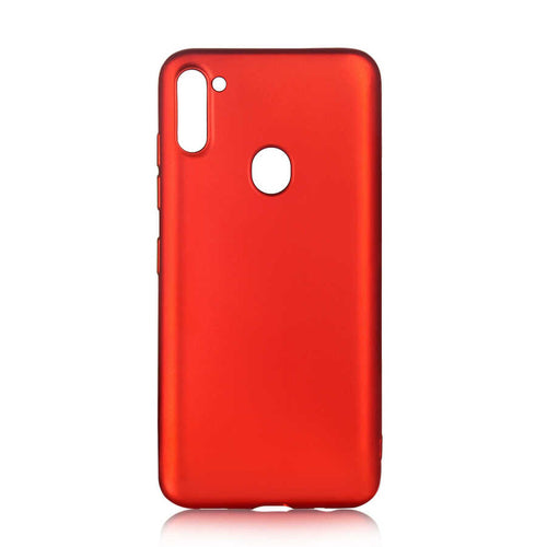 Galaxy M11 Kılıf Zore Premier Silikon Kılıf - Kırmızı
