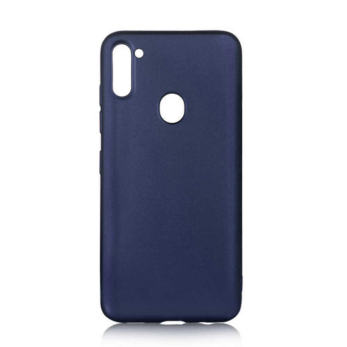 Galaxy M11 Kılıf Zore Premier Silikon Kılıf - Lacivert