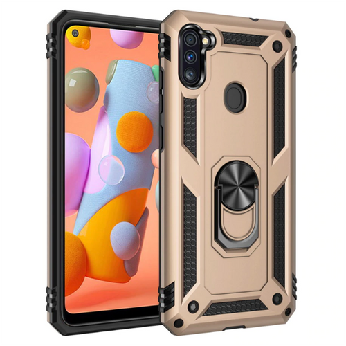 Galaxy M11 Kılıf Zore Vega Kılıf - Gold