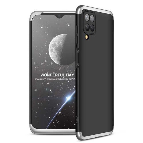 Galaxy M12 Kılıf Zore Ays Kılıf - Siyah-Gri