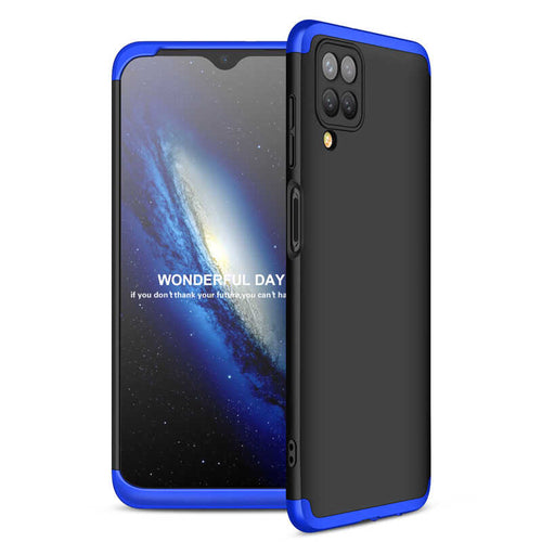 Galaxy M12 Kılıf Zore Ays Kılıf - Siyah-Mavi