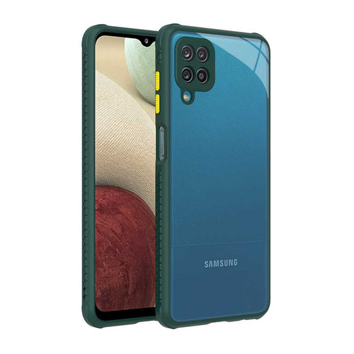 Galaxy M12 Kılıf ​​Zore Kaff Kılıf - Koyu Yeşil
