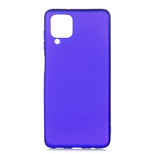 Galaxy M12 Kılıf Zore Premier Silikon Kılıf - Saks Mavi