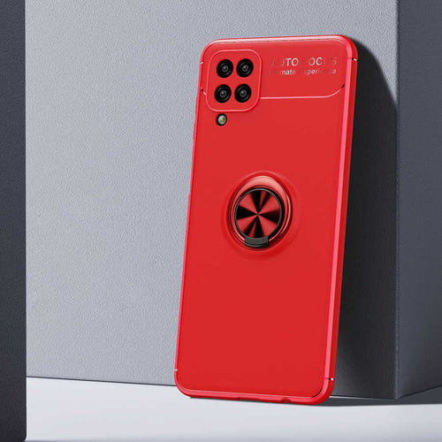 Galaxy M12 Kılıf Zore Ravel Silikon Kılıf - Kırmızı