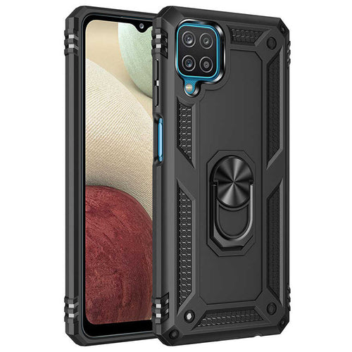 Galaxy M12 Kılıf Zore Vega Kılıf - Siyah