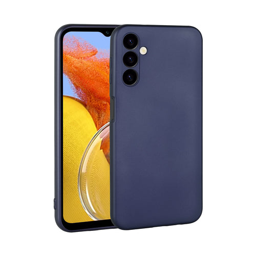 Galaxy M14 Kılıf Zore Premier Silikon Kılıf - Lacivert