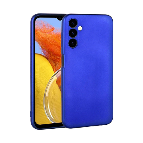 Galaxy M14 Kılıf Zore Premier Silikon Kılıf - Saks Mavi