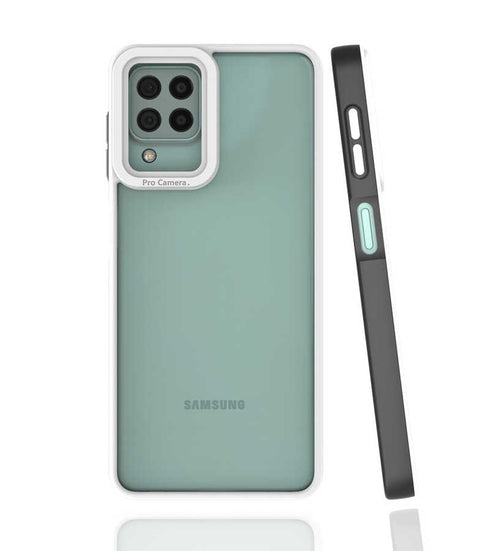 Galaxy M22 Kılıf Zore Mima Kılıf - Siyah