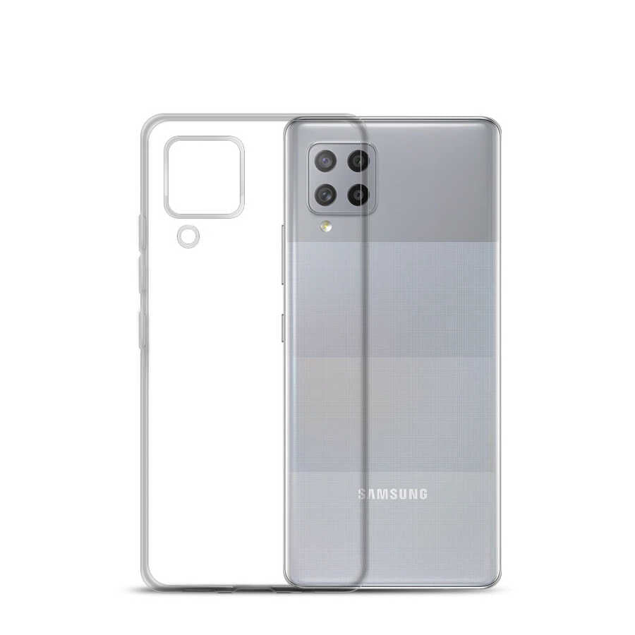 Galaxy M22 Kılıf Zore Süper Silikon Kılıf - Renksiz
