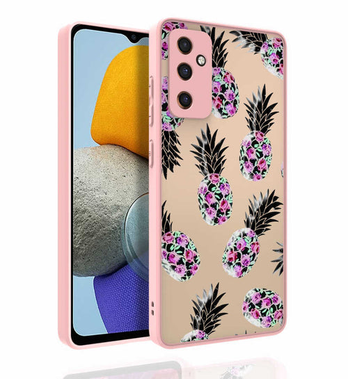 Galaxy M23 Kılıf Desenli Kamera Korumalı Parlak Zore Nora Kılıf - NO1