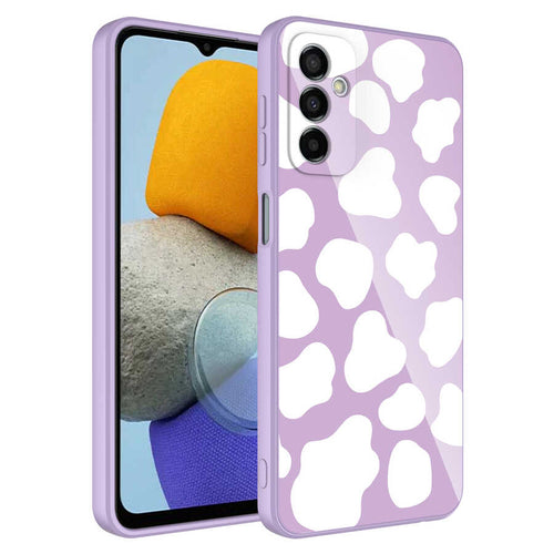 Galaxy M23 Kılıf Kamera Korumalı Desenli Sert Silikon Zore Epoksi Kılıf - NO6