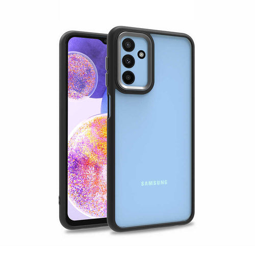 Galaxy M23 Kılıf Zore Flora Kılıf - Siyah