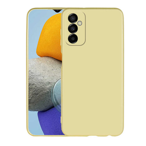 Galaxy M23 Kılıf Zore Premier Silikon Kılıf - Gold