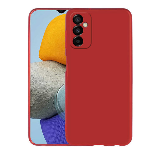 Galaxy M23 Kılıf Zore Premier Silikon Kılıf - Kırmızı