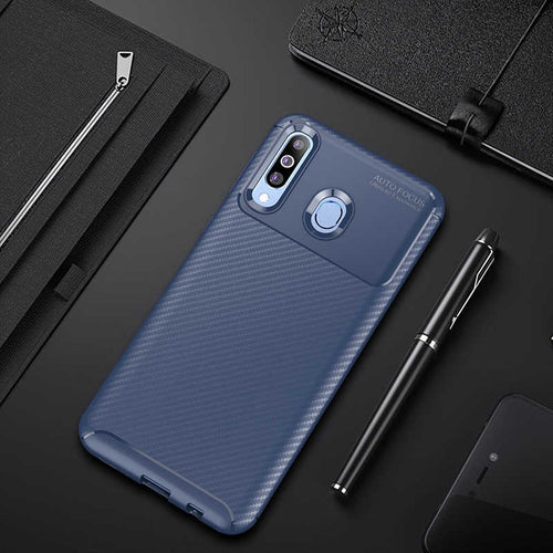 Galaxy M30 Kılıf Zore Negro Silikon Kılıf - Lacivert
