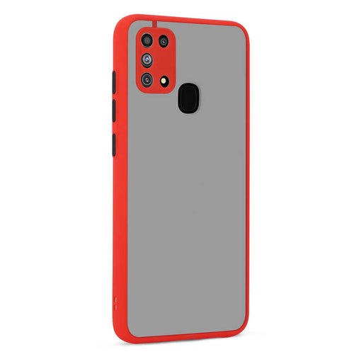 Galaxy M31 Kılıf Zore Hux Kılıf - Kırmızı