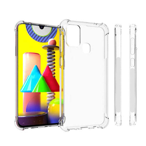Galaxy M31 Kılıf Zore Nitro Anti Shock Silikon - Renksiz