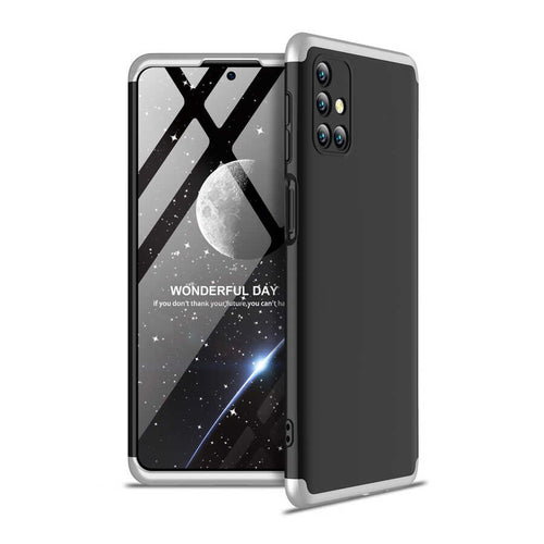 Galaxy M31S Kılıf Zore Ays Kılıf - Siyah-Gri