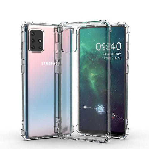 Galaxy M31S Kılıf Zore Nitro Anti Shock Silikon - Renksiz