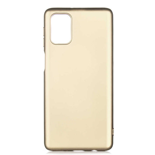 Galaxy M31S Kılıf Zore Premier Silikon Kılıf - Gold