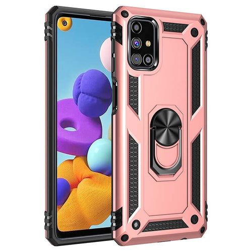 Galaxy M31S Kılıf Zore Vega Kılıf - Rose Gold