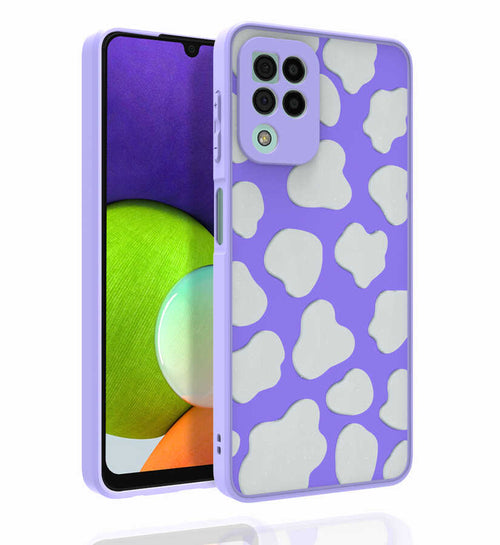 Galaxy M32 Kılıf Desenli Kamera Korumalı Parlak Zore Nora Kılıf - NO6
