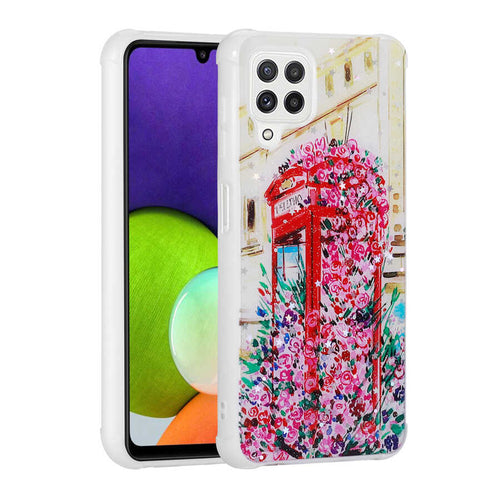 Galaxy M32 Kılıf Simli Desenli Kamera Korumalı Parlak Zore Popy Kılıf - Kulübe