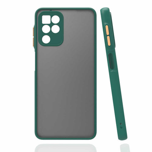 Galaxy M32 Kılıf Zore Hux Kılıf - Koyu Yeşil