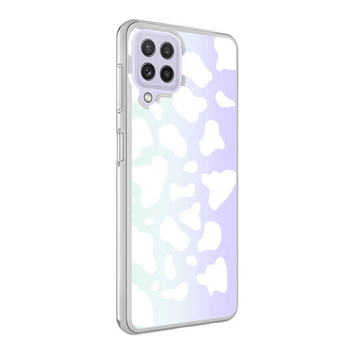 Galaxy M32 Kılıf Zore M-Blue Desenli Kılıf - Cow No2