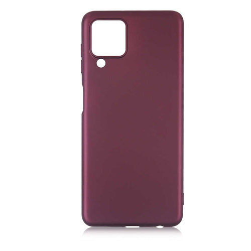 Galaxy M32 Kılıf Zore Premier Silikon Kılıf - Mürdüm