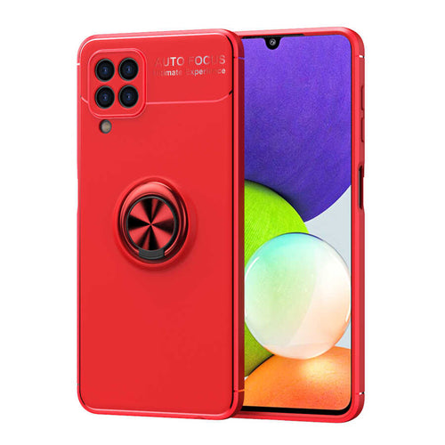 Galaxy M32 Kılıf Zore Ravel Silikon Kılıf - Kırmızı