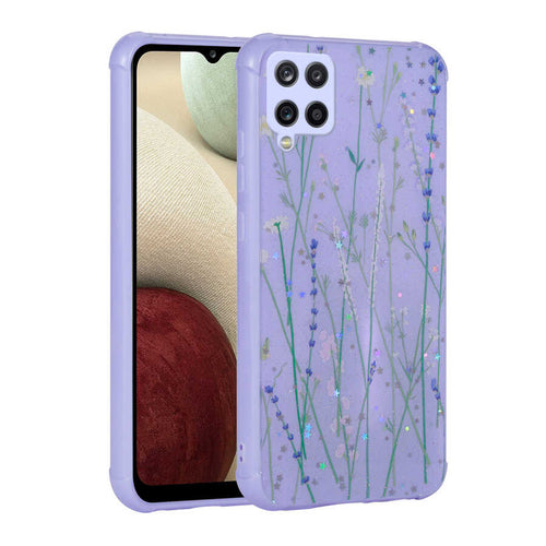 Galaxy M33 Kılıf Simli Desenli Kamera Korumalı Parlak Zore Popy Kılıf - Dallar