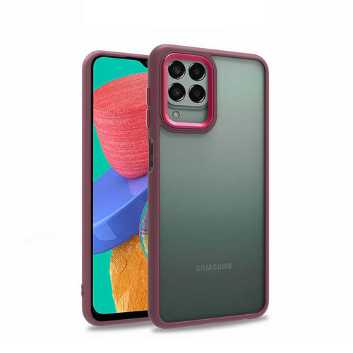 Galaxy M33 Kılıf Zore Flora Kılıf - Kırmızı