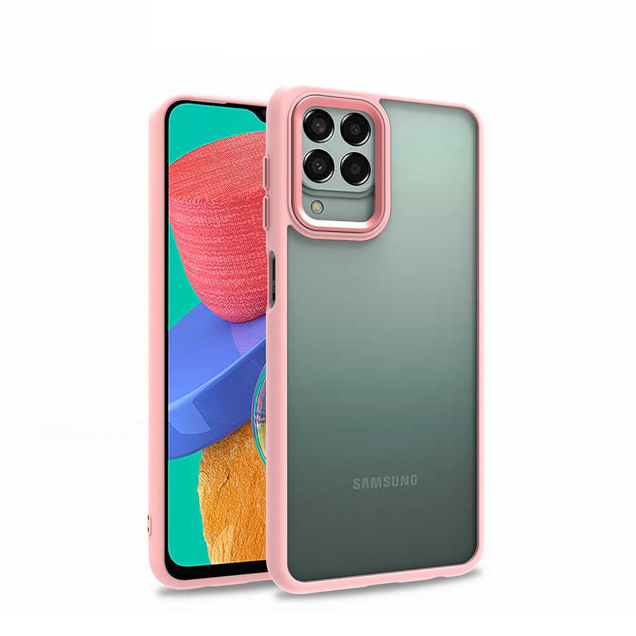 Galaxy M33 Kılıf Zore Flora Kılıf - Rose Gold