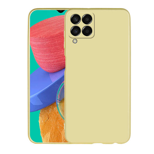 Galaxy M33 Kılıf Zore Premier Silikon Kılıf - Gold