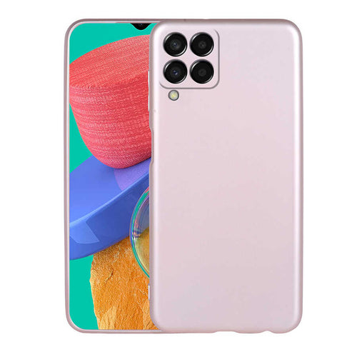 Galaxy M33 Kılıf Zore Premier Silikon Kılıf - Rose Gold