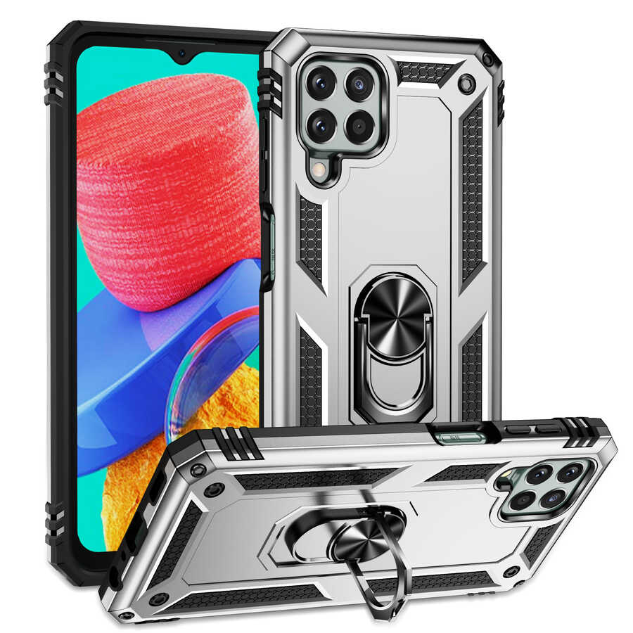 Galaxy M33 Kılıf Zore Vega Kılıf - Gri