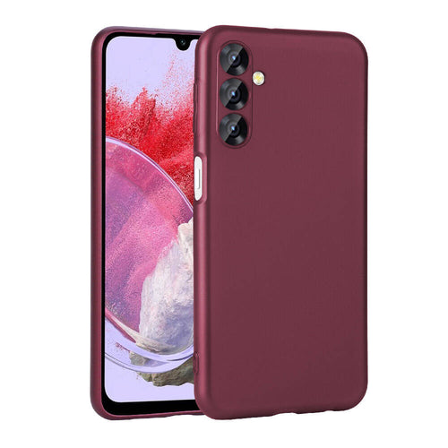 Galaxy M34 5G Kılıf Zore Premier Silikon Kılıf - Mürdüm