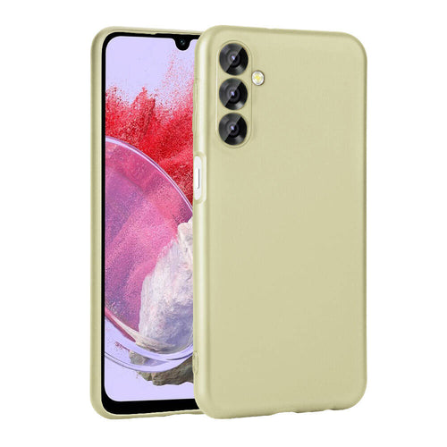 Galaxy M34 5G Kılıf Zore Premier Silikon Kılıf - Gold