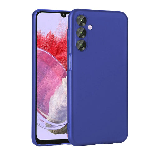 Galaxy M34 5G Kılıf Zore Premier Silikon Kılıf - Saks Mavi