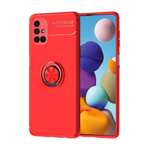 Galaxy M51 Kılıf Zore Ravel Silikon Kılıf - Kırmızı