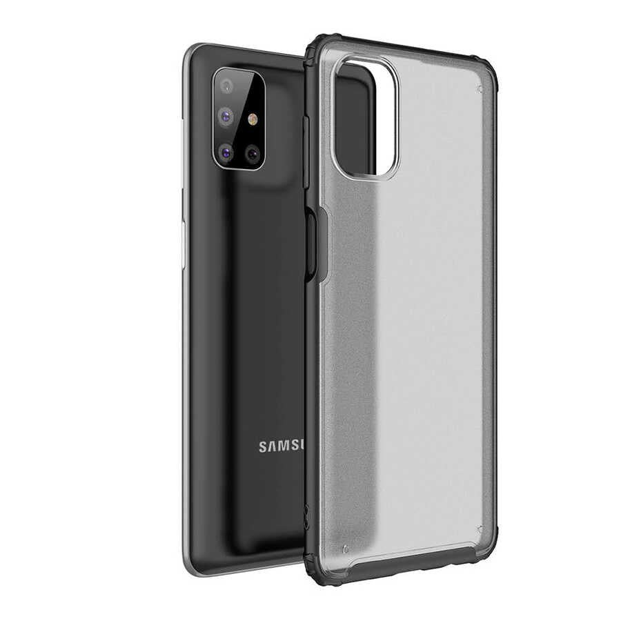 Galaxy M51 Kılıf Zore Volks Kılıf - Siyah