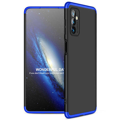 Galaxy M52 Kılıf Zore Ays Kılıf - Siyah-Mavi