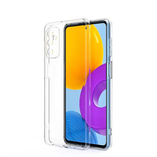 Galaxy M52 Kılıf Zore Kamera Korumalı Süper Silikon Kılıf - Renksiz