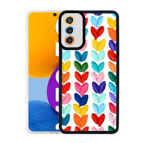 Galaxy M52 Kılıf Zore M-Fit Desenli Kılıf - Heart No6