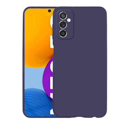 Galaxy M52 Kılıf Zore Premier Silikon Kılıf - Lacivert
