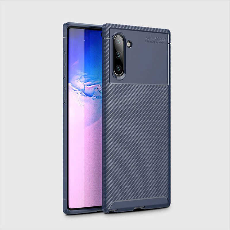 Galaxy Note 10 Kılıf Zore Negro Silikon Kılıf - Lacivert